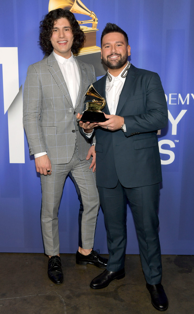 Dan Smyers, Shay Mooney, Dan + Shay, 2019 Grammys, 2019 Grammy Awards Dan Smyers, Shay Mooney, Dan + Shay, 2019 Grammys, 2019 Grammy Awards